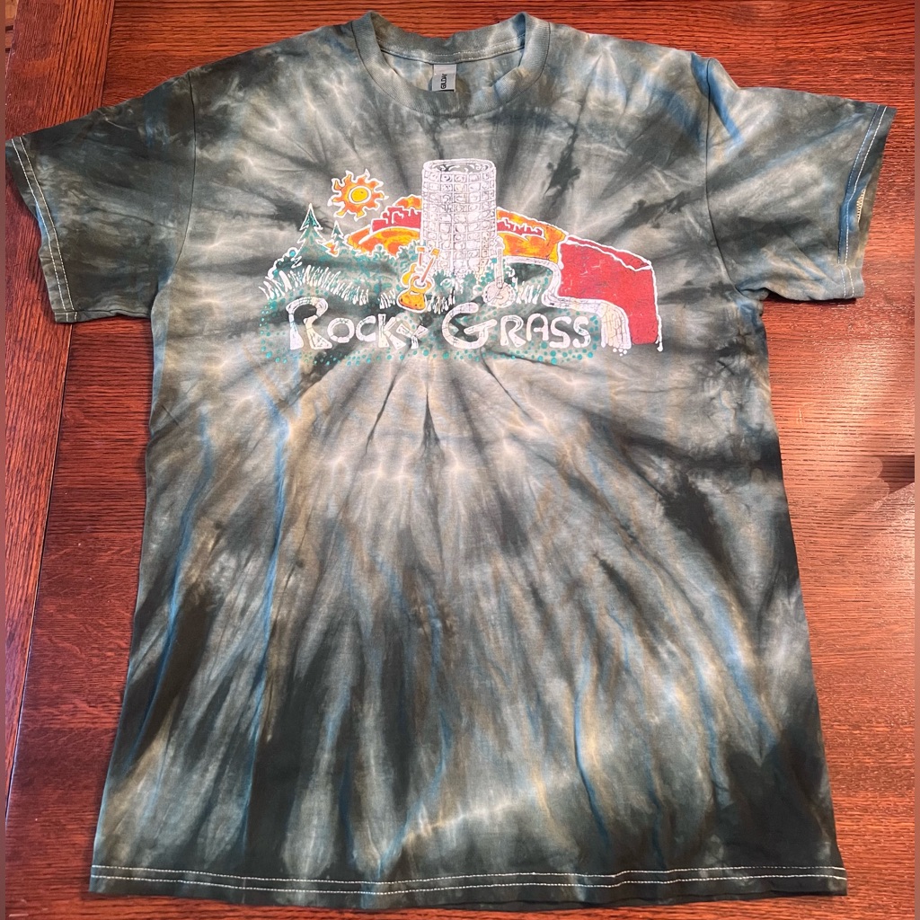Nwot Rocky Grass 2024 Green Tie-Dye T-Shirt Men’s Sz M